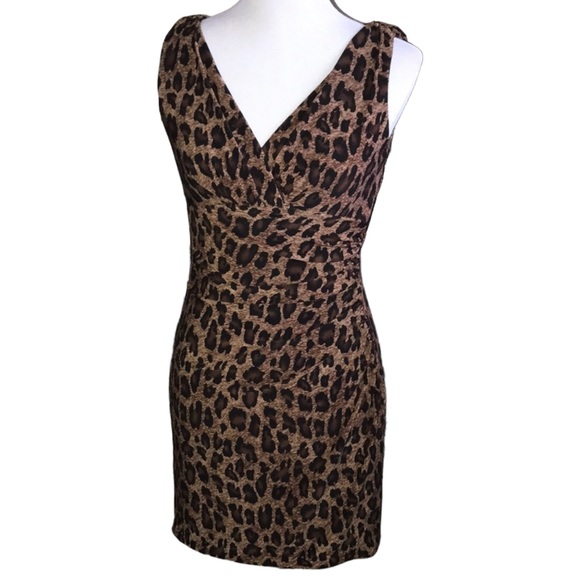 Ralph Lauren Animal Print Dress 0402 - Picture 1 of 5